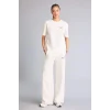 Defacto G9307AXER105 Ekru NBA Brooklyn Nets Relax Fıt Kısa Kollu Tişört