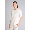 Defacto G9307AXER105 Ekru NBA Brooklyn Nets Relax Fıt Kısa Kollu Tişört