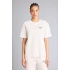 Defacto G9307AXER105 Ekru NBA Brooklyn Nets Relax Fıt Kısa Kollu Tişört