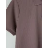 LCWAIKIKI Classic Pembe Polo Yaka Dokulu Erkek Tişört