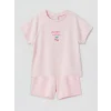 LCW Kids Pembe Çiçek Baskılı Kız Çocuk Takım