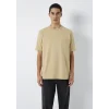 Mavi 066248-70204 Cep Detaylı Bej Basic Tişört