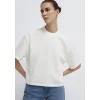 Mavi 1614179-70057 Ekru Basic Tişört