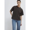 Mavi 1614313-70236 Kahverengi Basic Tişört