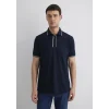 Mavi 0612648-80872 Yaka Detaylı Lacivert Polo Tişört
