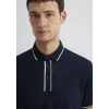 Mavi 0612648-80872 Yaka Detaylı Lacivert Polo Tişört
