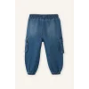 Defacto G6143A5NM39 Mavi Jogger Fıt Jean Pantolon Erkek Bebek