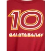 LCW Kids Kırmızı Bisiklet Yaka Galatasaray Baskılı Erkek Çocuk Tişört