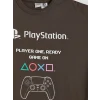 LCW Kids Kahverengi PlayStation Baskılı Erkek Çocuk Tişört