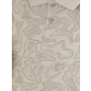 LCW Kids Bej Polo Yaka Desenli Erkek Çocuk Tişört