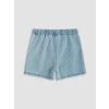 LCW Kids Mavi Nakışlı Kız Çocuk Jean Şort Etek