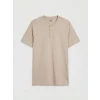 LC WAIKIKI Bej Standart Kalıp Ekose Erkek Pijama Takım