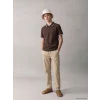 LCW Kids Kahverengi Polo Yaka Dokulu Erkek Çocuk Tişört