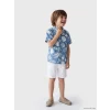 LCW Kids İndigo Erkek Bebek Gömlek ve Şort