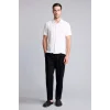 Defacto E1223AXWT32 Beyaz Regular Fıt Polo Yaka Krinkıl Kısa Kollu Gömlek