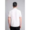 Defacto E1223AXWT32 Beyaz Regular Fıt Polo Yaka Krinkıl Kısa Kollu Gömlek