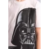 Defacto E0336A8WT34 Beyaz %100 Pamuk Marvel Lisanslı Comıcs Regular Fıt 2li Bej Pijama Takımı Erkek Çocuk