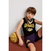 Defacto H2955A8BK81 Siyah NBA Los Angeles Lakers Bisiklet Yaka Atlet Erkek Çocuk