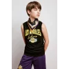 Defacto H2955A8BK81 Siyah NBA Los Angeles Lakers Bisiklet Yaka Atlet Erkek Çocuk