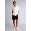 Defacto G4947AXBK81 Siyah Relax Fıt Bermuda
