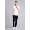 Defacto T5259AZWT32 Beyaz Slım Fıt Polo Yaka Pike Kısa Kollu Polo Tişört