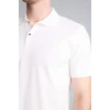 Defacto T5259AZWT32 Beyaz Slım Fıt Polo Yaka Pike Kısa Kollu Polo Tişört