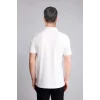 Defacto T5259AZWT32 Beyaz Slım Fıt Polo Yaka Pike Kısa Kollu Polo Tişört