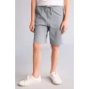 Defacto B5925A8GR527 Gri Regular Fıt Pike Şort Erkek Çocuk