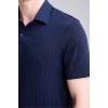 Defacto X2594AZNV31 Lacivert Slım Fıt Polo Yaka Kısa Kollu Polo Tişört