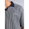 Defacto F8351AXNV253 Lacivert Dokulu Boxy Fit Polo Tişört