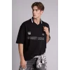 Defacto G4270AXBK81 Siyah Loose Fıt Kısa Kollu Polo Tişört