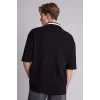Defacto G4270AXBK81 Siyah Loose Fıt Kısa Kollu Polo Tişört