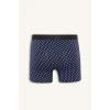 Defacto G9292AXNV105 Lacivert Regular Fıt Çizgili 3lü Boxer