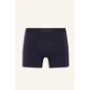Defacto G9292AXNV105 Lacivert Regular Fıt Çizgili 3lü Boxer