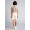 Defacto C2955A8ER37 Ekru Gabardin Şort Erkek Çocuk