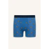 Defacto G8335AXNV135 Lacivert Regular Fıt Yiyecek Baskılı 3lü Boxer
