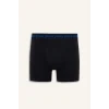 Defacto G8335AXNV135 Lacivert Regular Fıt Yiyecek Baskılı 3lü Boxer