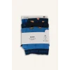 Defacto G8335AXNV135 Lacivert Regular Fıt Yiyecek Baskılı 3lü Boxer