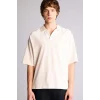 Defacto H2600AXER105 Ekru Loose Fıt Polo Yaka Tişört