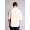 Defacto H2600AXER105 Ekru Loose Fıt Polo Yaka Tişört