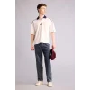 Defacto G5812AXER105 Ekru Loose Fıt Polo Tişört