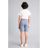Defacto B5868A8GR171 Gri Regular Fıt Sweatshirt Kumaşı Şort Erkek Çocuk
