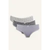 Defacto G8538AXGR93 Gri 3lü Slip Külot