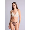 Defacto H0511AXER103 Ekru Dantelli Kapsız Pedsiz Balensiz Bralet