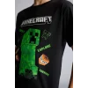 Defacto H0371A8BK81 Siyah Minecraft Regular Fıt 2li Pijama Takımı Erkek Çocuk