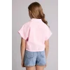 Defacto H1519A8PN441 Pembe Gömlek Kız Çocuk