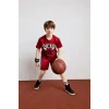 Defacto H2883A8RD70 Kırmızı NBA Chıcago Bulls Regular Fıt Şort Erkek Çocuk