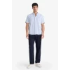 Defacto F9319AXBE302 Mavi REGULAR FIT %100 Pamuk Gömlek