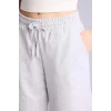 Defacto N7439AZGR93 Gri Regular Fıt Normal Bel Düz Paça Sweatshirt Kumaşı Bermuda