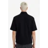 Defacto F8616AXBK81 Siyah %100 Pamuk Boxy Fit Gömlek